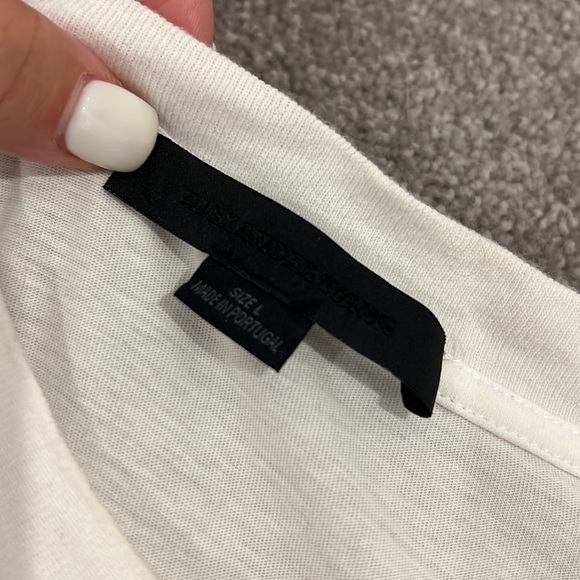 Alexander Wang Barcode T shirt size L - Picture 2 of 3